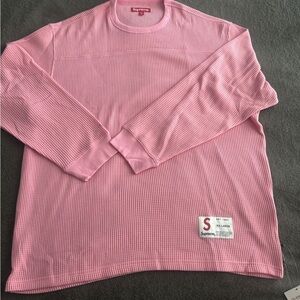 Supreme Pink Waffle Knit Top